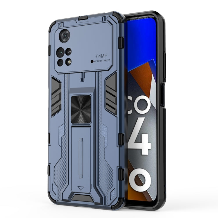 Supersonic PC + TPU Shock-proof Protective Phone Case with Holder, For Xiaomi Redmi K50 Gaming, For Xiaomi Redmi K50, For Xiaomi Poco M4 Pro, For Xiaomi Poco X4 Pro 5G, For Honor X10 Max 5G