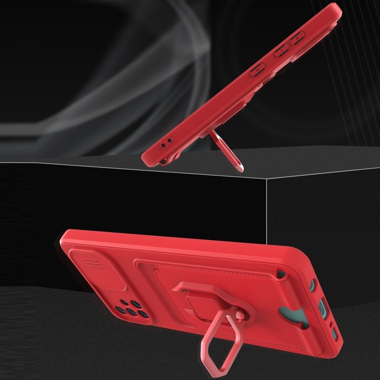 Sliding Camera Cover Design TPU Phone Case, For Samsung Galaxy A51