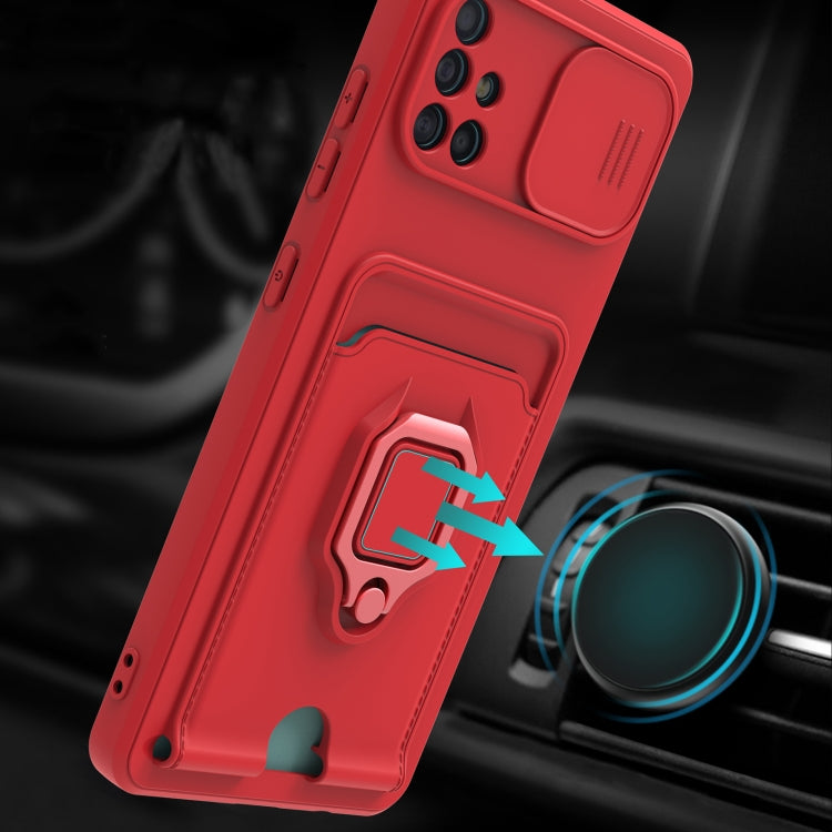 Sliding Camera Cover Design TPU Phone Case, For Samsung Galaxy A51