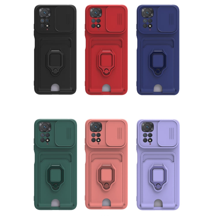 Sliding Camera Cover Design TPU Phone Case, For Xiaomi Redmi Note 11S Global