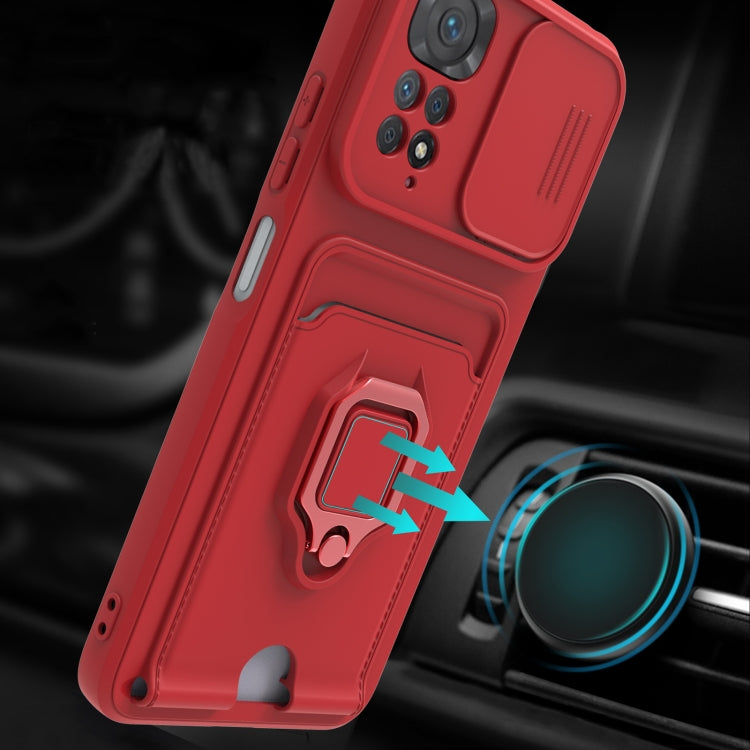 Sliding Camera Cover Design TPU Phone Case, For Xiaomi Redmi Note 11S Global