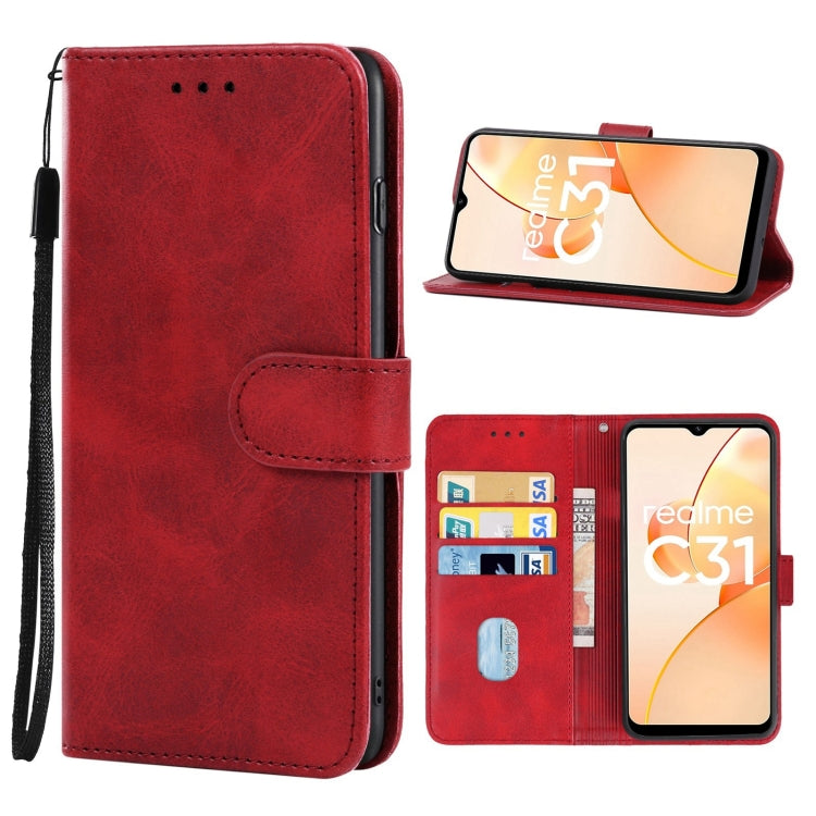 Leather Phone Case, For Samsung Galaxy M23 5G / F23, For OPPO Realme C31, For Xiaomi Redmi 10C, For ZTE Blade V40