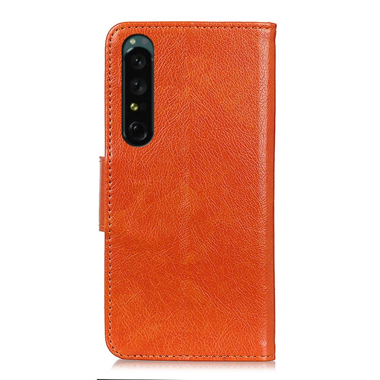 Nappa Texture Leather Phone Case, For Sony Xperia 1 IV