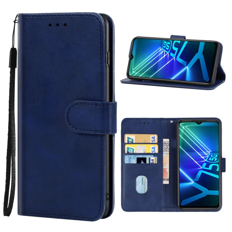 Leather Phone Case, For vivo Y75 5G