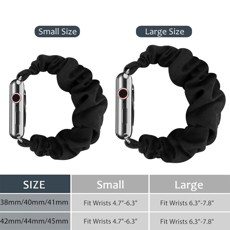 Single Loop Elasticity Watchband For Apple Watch Series, 7 41mm / 6&SE&5&4 40mm / 3&2&1 38mm, 7 45mm / 6&SE&5&4 44mm / 3&2&1 42mm