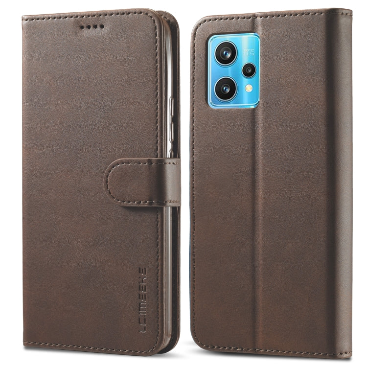 LC.IMEEKE Calf Texture Leather Phone Case, For Realme 9 Pro, For Realme 9 Pro+