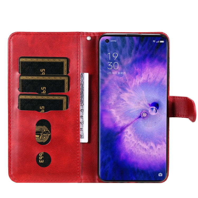 Fashion Calf Texture Zipper Horizontal Flip Leather Case, For OPPO Find X5 Pro