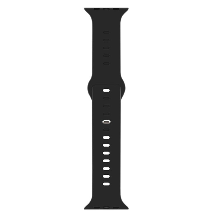 Liquid Silicone Watchband For Apple Watch Series, 7 41mm / 6&SE&5&4 40mm / 3&2&1 38mm, 7 45mm / 6&SE&5&4 44mm / 3&2&1 42mm