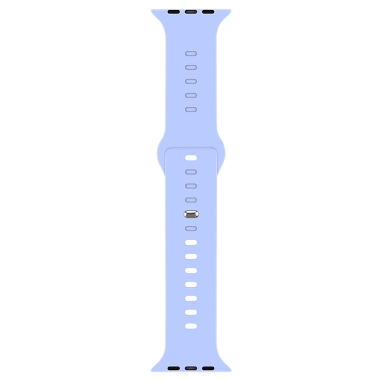 Liquid Silicone Watchband For Apple Watch Series, 7 41mm / 6&SE&5&4 40mm / 3&2&1 38mm, 7 45mm / 6&SE&5&4 44mm / 3&2&1 42mm