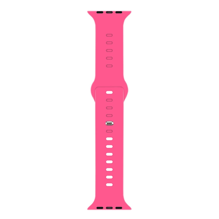 Liquid Silicone Watchband For Apple Watch Series, 7 41mm / 6&SE&5&4 40mm / 3&2&1 38mm, 7 45mm / 6&SE&5&4 44mm / 3&2&1 42mm