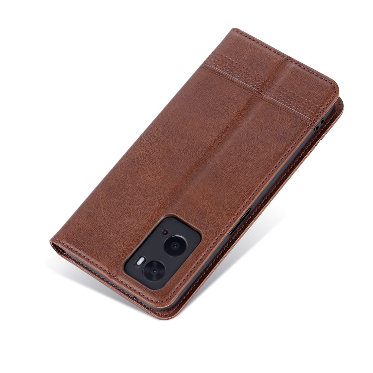 AZNS Magnetic Calf Texture Flip Leather Phone Case, For OPPO A36 4G/A76 4G(Global), For OPPO A96 5G/Reno7 Z 5G(Global), For vivo S12/V23