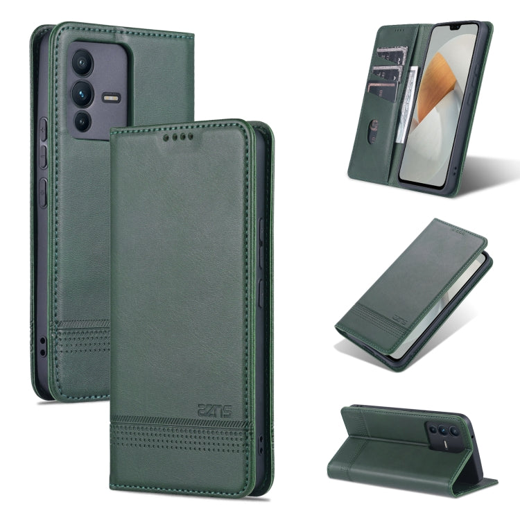 AZNS Magnetic Calf Texture Flip Leather Phone Case, For OPPO A36 4G/A76 4G(Global), For OPPO A96 5G/Reno7 Z 5G(Global), For vivo S12/V23