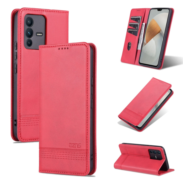 AZNS Magnetic Calf Texture Flip Leather Phone Case, For OPPO A36 4G/A76 4G(Global), For OPPO A96 5G/Reno7 Z 5G(Global), For vivo S12/V23