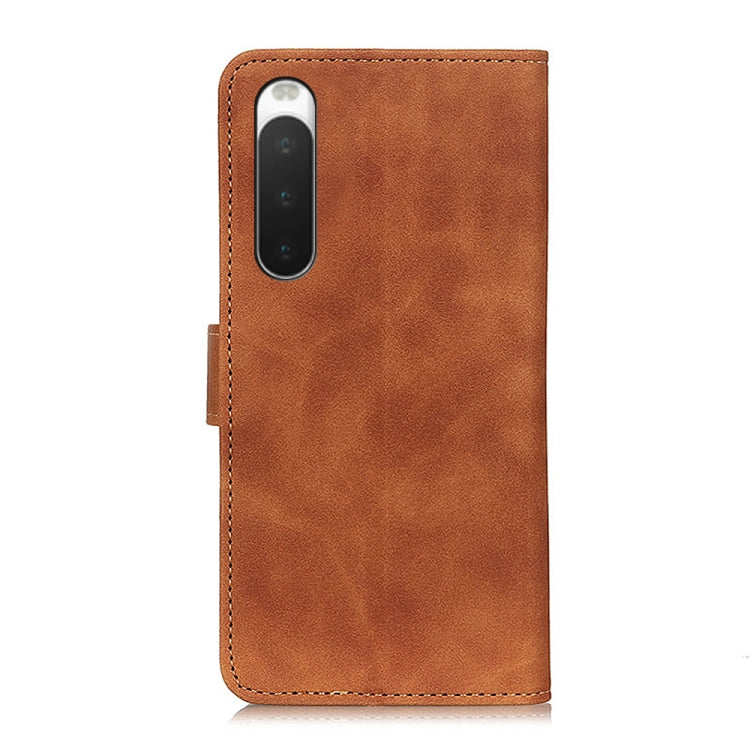 KHAZNEH Retro Texture Horizontal Flip Leather Phone Case, For Realme C31, For Realme GT Neo3, For Sony Xperia 10 IV, For Sony Xperia I IV, For Xiaomi Redmi Note 11E, For vivo Y75 5G / Y55 5G