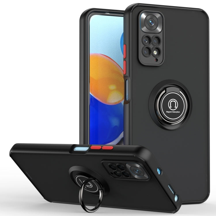 Q Shadow 1 Series TPU + PC Phone Case with Ring Holder, For Xiaomi Redmi Note 11 Pro 4G / 5G, For Xiaomi Redmi Note 11 Global, For Xiaomi 12 Pro, For Xiaomi 12 / 12X