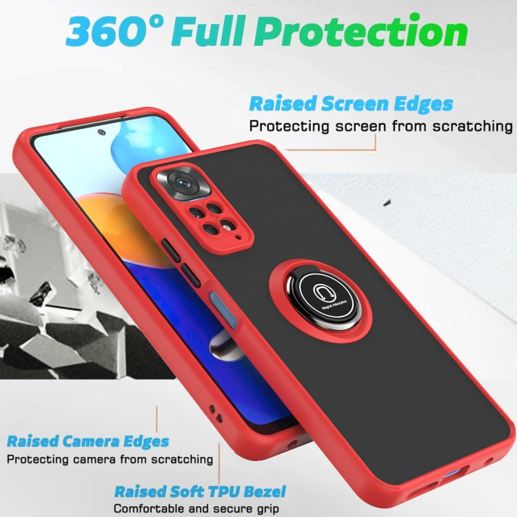 Q Shadow 1 Series TPU + PC Phone Case with Ring Holder, For Xiaomi Redmi Note 11 Pro 4G / 5G, For Xiaomi Redmi Note 11 Global, For Xiaomi 12 Pro, For Xiaomi 12 / 12X