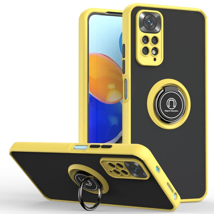 Q Shadow 1 Series TPU + PC Phone Case with Ring Holder, For Xiaomi Redmi Note 11 Pro 4G / 5G, For Xiaomi Redmi Note 11 Global, For Xiaomi 12 Pro, For Xiaomi 12 / 12X