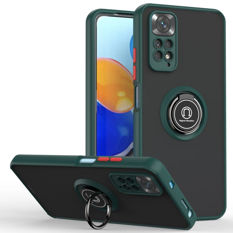 Q Shadow 1 Series TPU + PC Phone Case with Ring Holder, For Xiaomi Redmi Note 11 Pro 4G / 5G, For Xiaomi Redmi Note 11 Global, For Xiaomi 12 Pro, For Xiaomi 12 / 12X