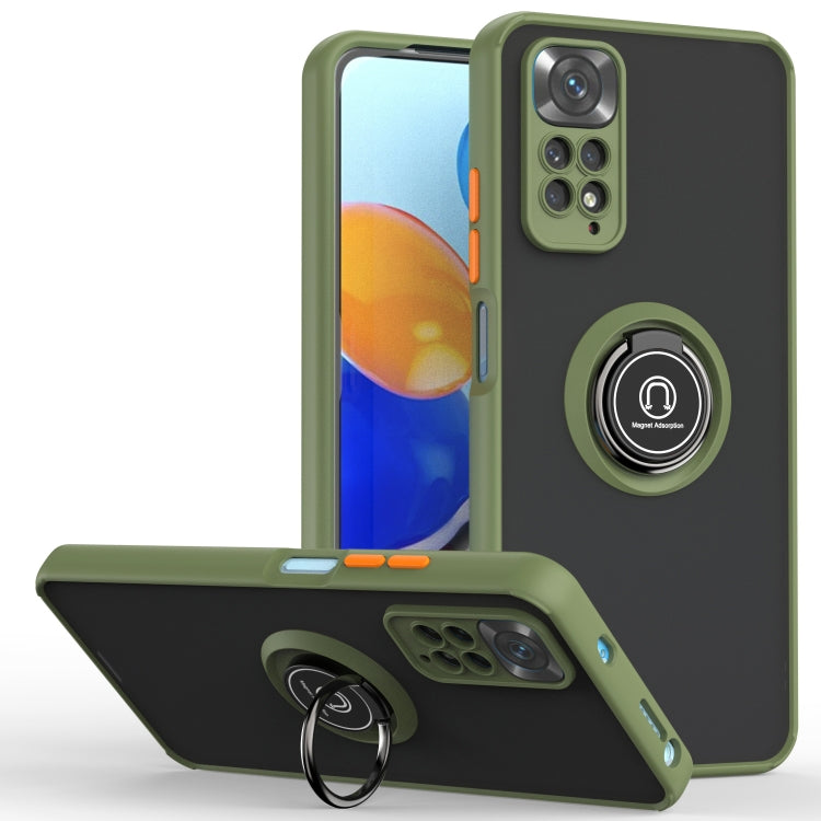 Q Shadow 1 Series TPU + PC Phone Case with Ring Holder, For Xiaomi Redmi Note 11 Pro 4G / 5G, For Xiaomi Redmi Note 11 Global, For Xiaomi 12 Pro, For Xiaomi 12 / 12X