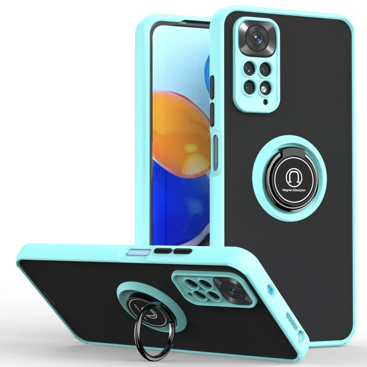 Q Shadow 1 Series TPU + PC Phone Case with Ring Holder, For Xiaomi Redmi Note 11 Pro 4G / 5G, For Xiaomi Redmi Note 11 Global, For Xiaomi 12 Pro, For Xiaomi 12 / 12X