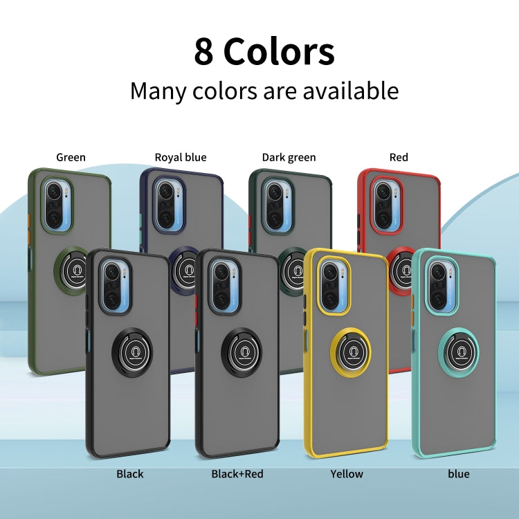 Q Shadow 1 Series TPU + PC Phone Case with Ring Holder, For Xiaomi Redmi K40, For Xiaomi Mi 11 Lite, For Xiaomi Poco X4 Pro 5G, For OPPO Realme 9 Pro