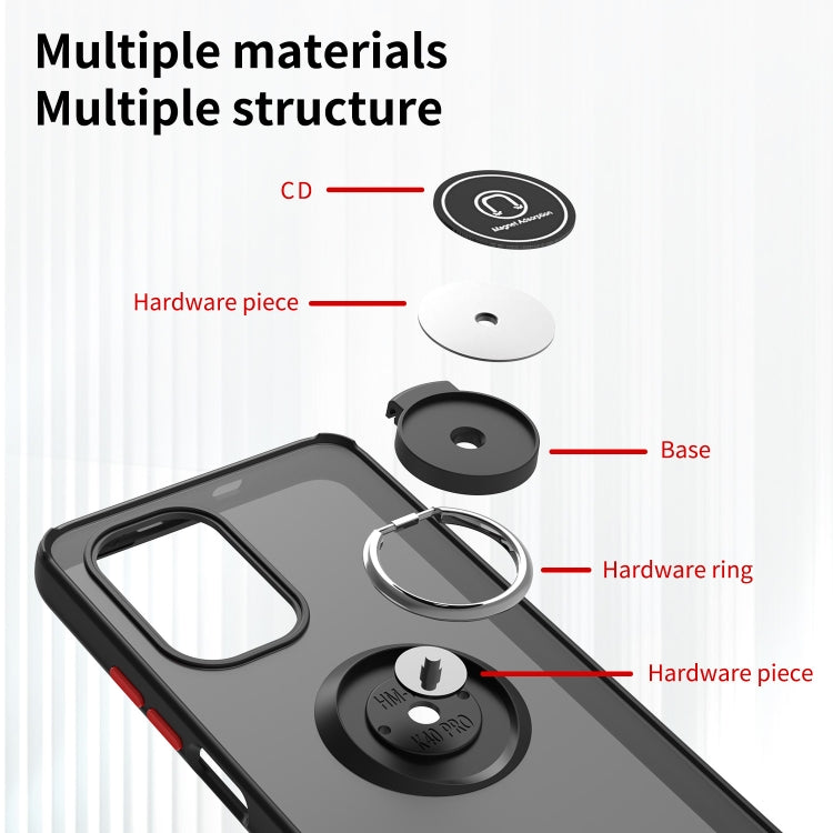 Q Shadow 1 Series TPU + PC Phone Case with Ring Holder, For Xiaomi Redmi K40, For Xiaomi Mi 11 Lite, For Xiaomi Poco X4 Pro 5G, For OPPO Realme 9 Pro