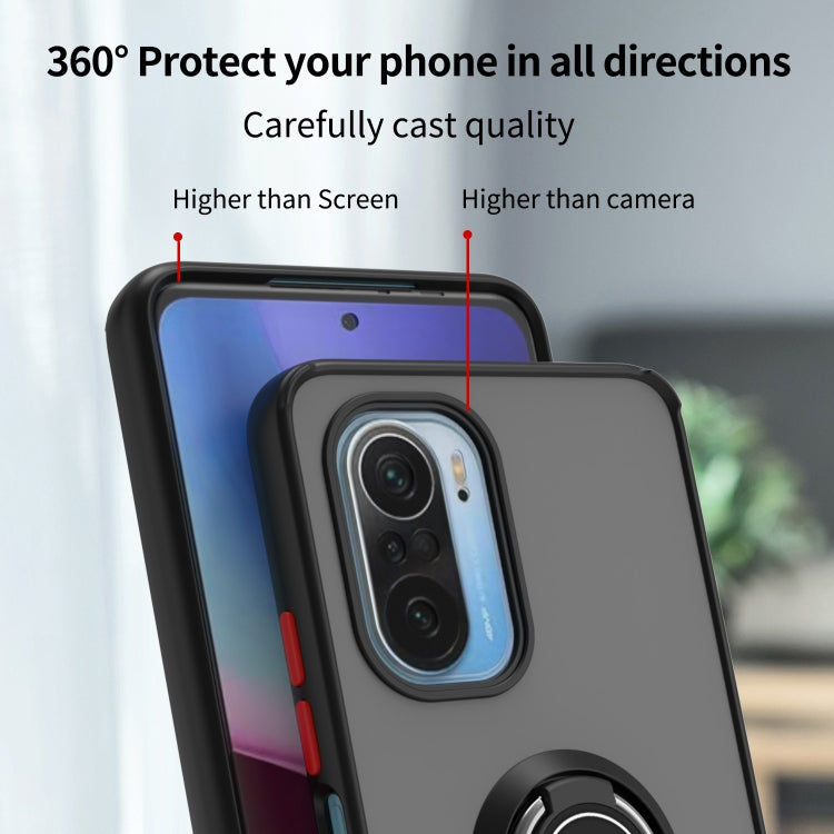 Q Shadow 1 Series TPU + PC Phone Case with Ring Holder, For Xiaomi Redmi K40, For Xiaomi Mi 11 Lite, For Xiaomi Poco X4 Pro 5G, For OPPO Realme 9 Pro