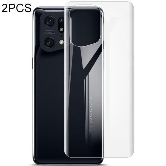 2 PCS imak HD Hydrogel Film Phone Back Protector, For OPPO Find X5 Pro, For OPPO Find X5