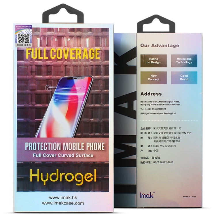 2 PCS imak HD Hydrogel Film Phone Back Protector