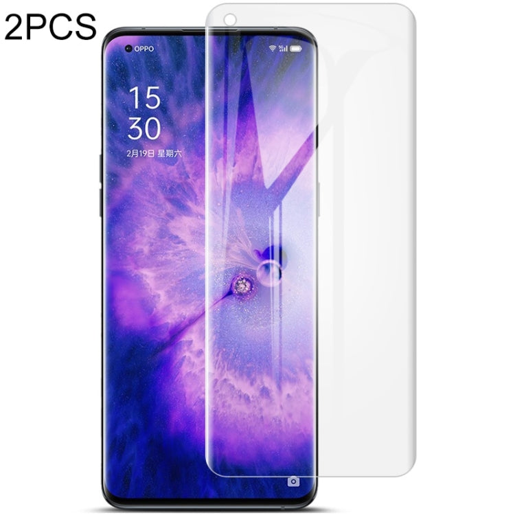 2 PCS IMAK Curved Full Screen Hydrogel Film Front Protector, For OPPO Find X5 Pro, For OPPO Find X5