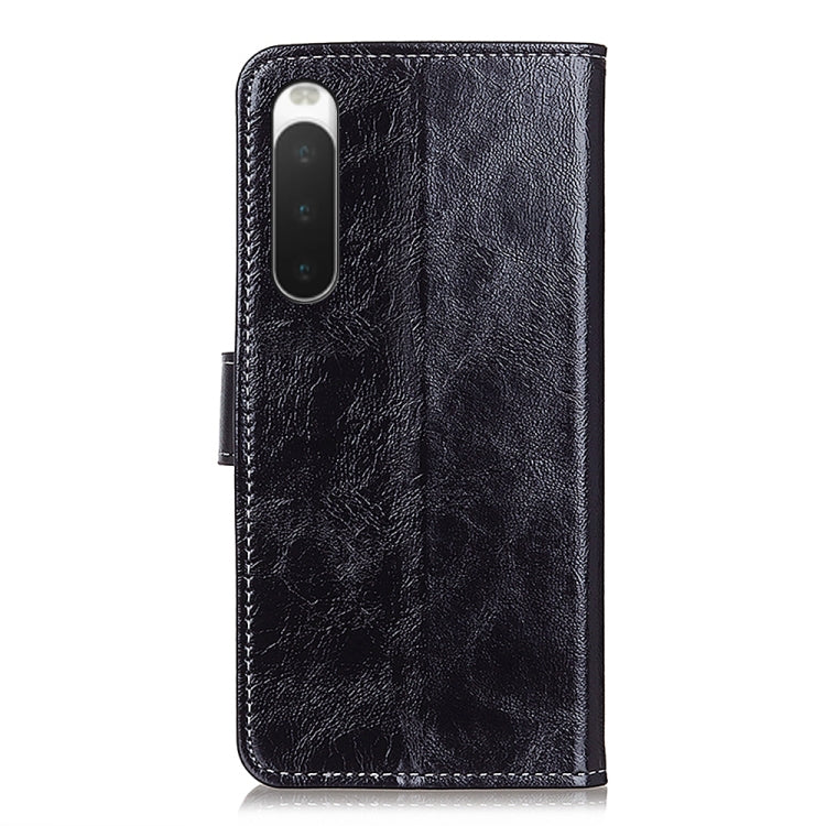 Retro Crazy Horse Texture Horizontal Flip Leather Phone Case