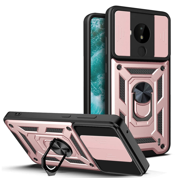 Sliding Camera Cover Design TPU+PC Phone Case, For Nokia C10, For Nokia C30, For Nokia G10 / G20, For OPPO Realme 9 Pro+