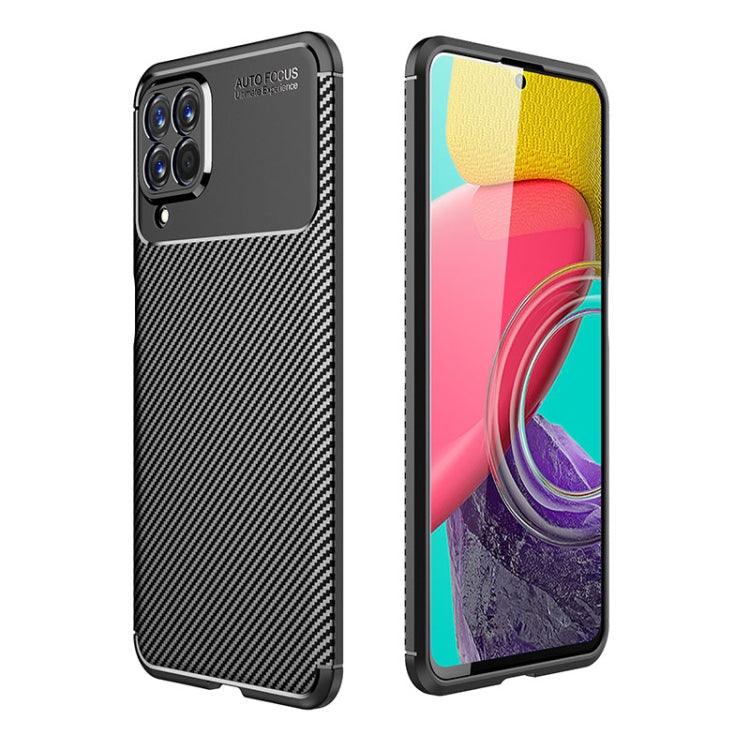 Carbon Fiber Texture Shockproof TPU Phone Case, For Samsung Galaxy M53 5G, For Xiaomi Redmi 10A, For vivo