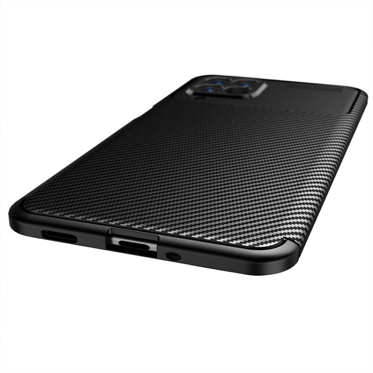 Carbon Fiber Texture Shockproof TPU Phone Case, For Samsung Galaxy M53 5G, For Xiaomi Redmi 10A, For vivo