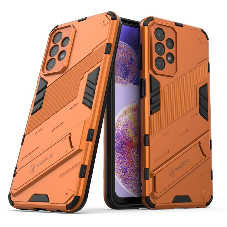 Punk Armor 2 in 1 PC + TPU Shockproof Phone Case with Invisible Holder