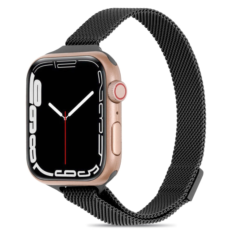 Milanese Small Waist Watchband For Apple Watch Series, 7 45mm / 6&amp;SE&amp;5&amp;4 44mm / 3&amp;2&amp;1 42mm