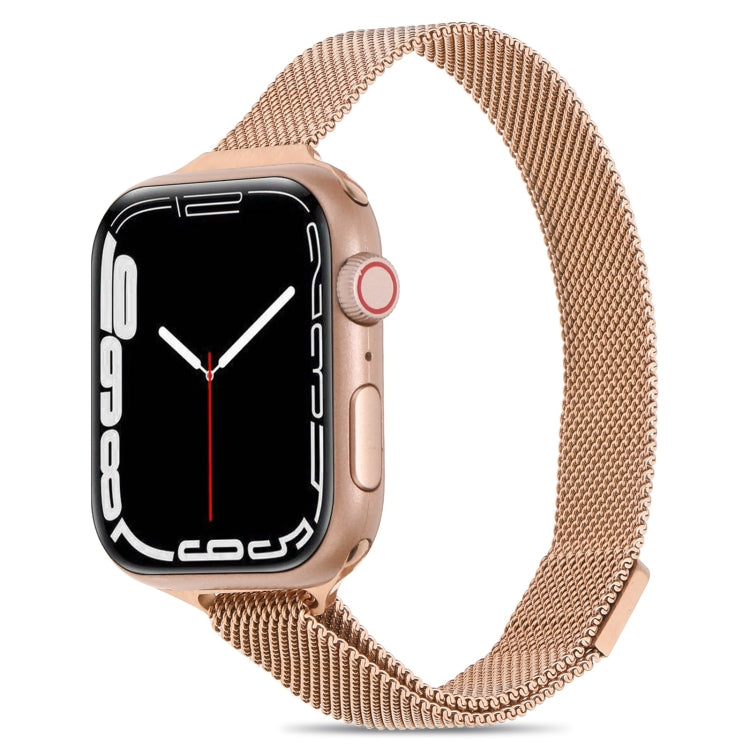 Milanese Small Waist Watchband For Apple Watch Series, 7 45mm / 6&amp;SE&amp;5&amp;4 44mm / 3&amp;2&amp;1 42mm