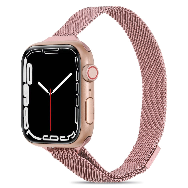 Milanese Small Waist Watchband For Apple Watch Series, 7 45mm / 6&amp;SE&amp;5&amp;4 44mm / 3&amp;2&amp;1 42mm