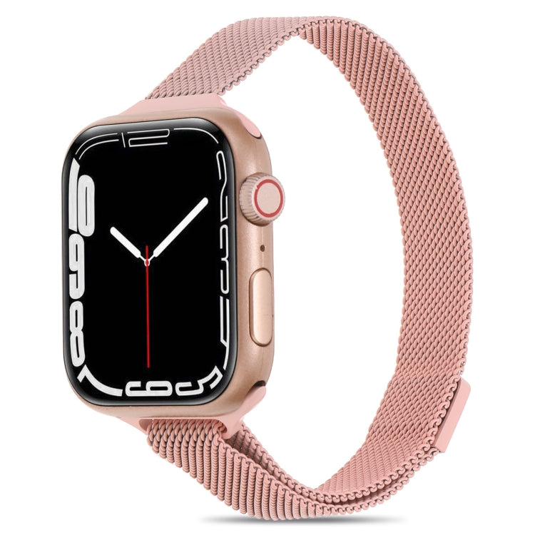 Milanese Small Waist Watchband For Apple Watch Series, 7 45mm / 6&amp;SE&amp;5&amp;4 44mm / 3&amp;2&amp;1 42mm