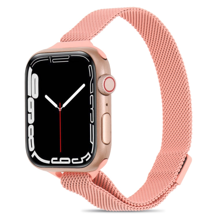 Milanese Small Waist Watchband For Apple Watch Series, 7 45mm / 6&amp;SE&amp;5&amp;4 44mm / 3&amp;2&amp;1 42mm