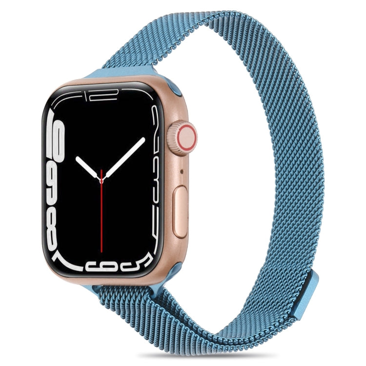 Milanese Small Waist Watchband For Apple Watch Series, 7 45mm / 6&amp;SE&amp;5&amp;4 44mm / 3&amp;2&amp;1 42mm