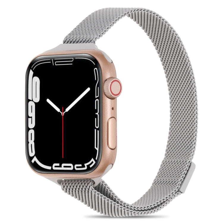 Milanese Small Waist Watchband For Apple Watch Series, 7 45mm / 6&amp;SE&amp;5&amp;4 44mm / 3&amp;2&amp;1 42mm