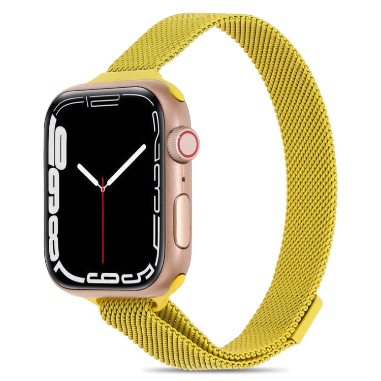 Milanese Small Waist Watchband For Apple Watch Series, 7 45mm / 6&amp;SE&amp;5&amp;4 44mm / 3&amp;2&amp;1 42mm