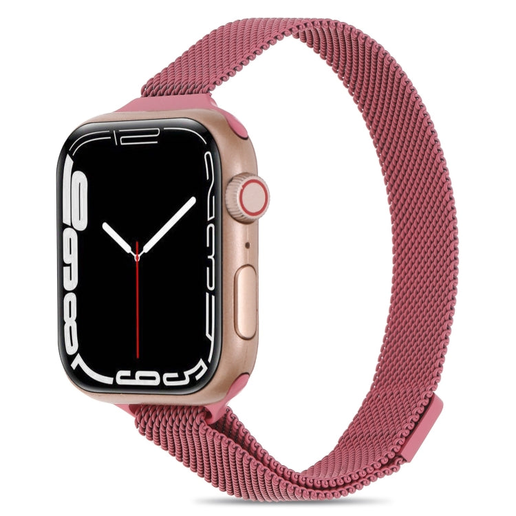 Milanese Small Waist Watchband For Apple Watch Series, 7 45mm / 6&amp;SE&amp;5&amp;4 44mm / 3&amp;2&amp;1 42mm