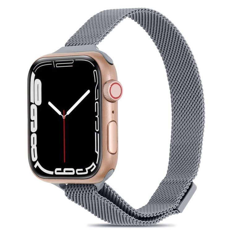 Milanese Small Waist Watchband For Apple Watch Series, 7 45mm / 6&amp;SE&amp;5&amp;4 44mm / 3&amp;2&amp;1 42mm