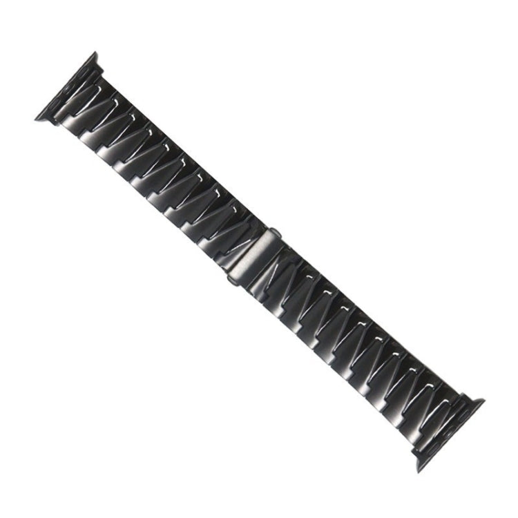 Aluminum Alloy Gear Matte Watchband For Apple Watch Series, 7 41mm / 6&amp;SE&amp;5&amp;4 40mm / 3&amp;2&amp;1 38mm, 7 45mm / 6&amp;SE&amp;5&amp;4 44mm / 3&amp;2&amp;1 42mm