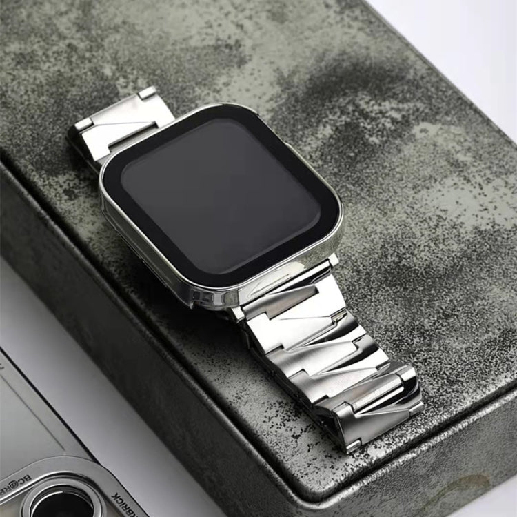 Aluminum Alloy Gear Matte Watchband For Apple Watch Series, 7 41mm / 6&amp;SE&amp;5&amp;4 40mm / 3&amp;2&amp;1 38mm, 7 45mm / 6&amp;SE&amp;5&amp;4 44mm / 3&amp;2&amp;1 42mm