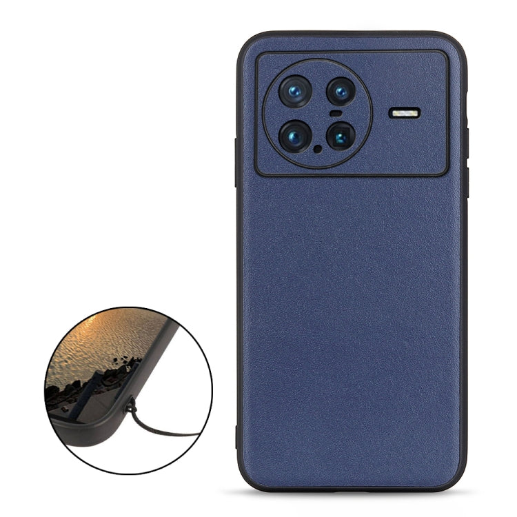 Accurate Hole Lambskin Texture Genuine Leather Phone Case, For vivo iQOO Neo6, For vivo X Note