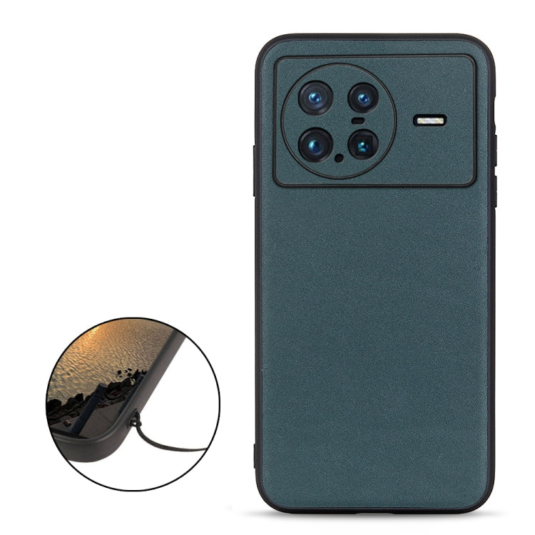 Accurate Hole Lambskin Texture Genuine Leather Phone Case, For vivo iQOO Neo6, For vivo X Note