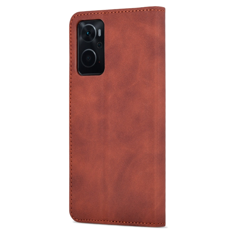 AZNS Skin Feel Calf Texture Flip Leather Phone Case, For OPPO K10 4G / A96 4G / Realme 9i